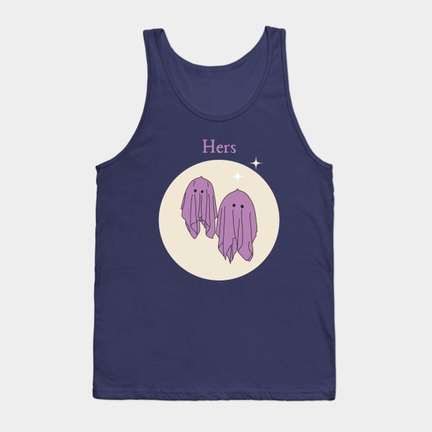 Hers Ghost Couple style 4 Tank Top by Artsy2Day